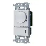 WTA575831CS Advance Series LED Recessed Reverse Phase Dimmer Switch C (Firefly Switch C) (Compatible LED Only, 3.2A) (Rotary Type) (With Minimum Illumination Setting Function) (No Name) (Silver)