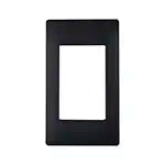 WTA7101BK Advance Switch Plate (Single Row) (Matte Black)