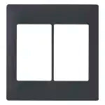 WTA7102HK Advance Switch Plate (Dual Use) (Matte Gray)