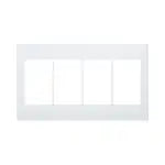 WTA7104WK Advance Switch Plate (4-Way) (Matte White)