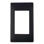 WTA7303BK Advance Simple Fireproof Switch Plate (Single Row) (Matte Black)