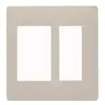WTA7312FK Advance Simple Fire-Resistant Switch and Outlet Plate (Dual-Phase) (Matte Beige)