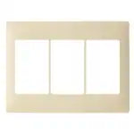 WTA7339FK Advance Simple Fire-Resistant Switch Plate (3-Way) (Matte Beige)