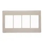 WTA7342FK Advance Simple Fireproof Switch Plate (4-Way) (Matte Beige)