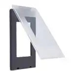 WTA7351HK Advance Simple Fireproof Switch Plate with Protective Cover (Single-Slot) (Gray)