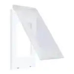 WTA7351WK Advance Simple Fireproof Switch Plate with Protective Cover (Single-Slot) (White)