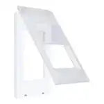 WTA795129W Advance Switch Plate with Protective Cover (for Single-Handle/Double-Handle Top Covers) (White)
