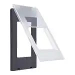 WTA795139H Advance Switch Plate with Protective Cover (for Single-Handle/Triple-Handle Top Covers) (Gray)