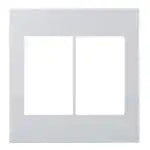 WTA8102CS Advance Select Switch Plate (for 2 switches) (Silver)