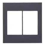 WTA8102H Advance Select Switch Plate (Dual Use) (Matte Gray)