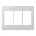 WTA8103CS Advance Select Switch Plate (for 3 switches) (Silver)