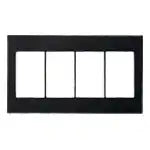 WTA8104B Advance Select Switch Plate (4-way) (Matte Black)