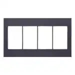 WTA8104H Advance Select Switch Plate (4-way) (Matte Gray)