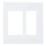 WTA8112W Advance Select Switch + Outlet Plate (Dual) (Matte White)