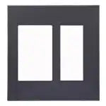 WTA8312H Advance Simple Fire-Resistant Switch and Outlet Plate (Dual-Phase) (Matte Gray)