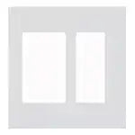 WTA8312W Advance Simple Fire-Resistant Switch and Outlet Plate (Dual-Phase) (Matte White)