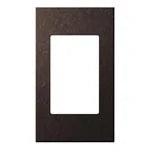 WTA9601A Advance Series Extra Metal Switch Plate (Single Row) (Vibration Finish) (Brown)