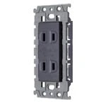 WTL135248H Advance Recessed Double Outlet with Door (with Insulated Frame) (Gray)