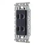 WTL150249H Advance Recessed Double Outlet (with Insulated Frame) (Gray)