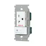 WTL192273WK Advanced Recessed Outlet with Switch (15A/20A Dual-Purpose Grounded Outlet, "On"/"Off" Indicator Switch D for Air Conditioner, 20A) (250V) (with Simple Fire-Resistant Plate) (Matte White)