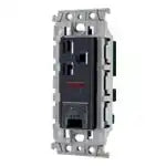 WTL193249H Advance 15A/20A Recessed Grounded Outlet with Ground Terminal (250V) (Gray)