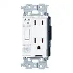 WTL35123WK Advance Thermal/Tracking Notification Outlet (Recessed/Grounded Outlet with Earth Terminal) (with Shut-Off Function) (Metal Frame) (Ceramic White)