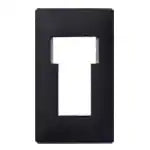 WTL371211BK Advance Insulated Mounting Frame (for Switch and 2 Outlets) (with Plate) (Matte Black)