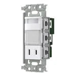 WTL4065MWK Recessed Night Light with Heat Sensor (LED: Warm White) @ (Brightness Sensor & Outlet Included) (Matte Ceramic White)