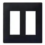 WTL7006BK Advance 6-Outlet Plate (Matte Black)