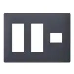 WTL7007HK Advance Outlet Plate for 7 Outlets (Matte Gray)