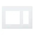 WTL7503WK Advance Outlet Plate (2-hole + 3-outlet) (Matte White)