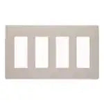 WTL7712FK Advance Simple Fire-Resistant Outlet Plate for 12 Outlets (Matte Beige)