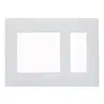 WTL7763WK Advance Simple Fireproof Outlet Plate, 2-Hole + 3-Outlet (Matte White)