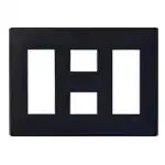 WTL7788BK Advance Simple Fire-Resistant Outlet Plate for 8 Outlets (3 Outlets + 2 Outlets + 3 Outlets) (Matte Black)