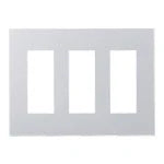 WTL8009CS Advance Series Select Outlet Plate for 9 Outlets (Silver)