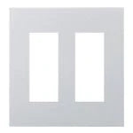 WTL8706CS Advanced Series Simple Fire-Resistant Select Outlet Plate for 6 Outlets (Silver)