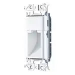 SO-STYLE WTL9171MW – In-Wall / Flush-Mount Cable Pass-Through Cover with Mounting Frame – Matte Ceramic White