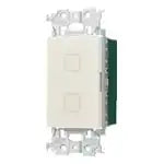 WTY5902FK Advanced S Touch Switch Double Sub-Device (Matte Beige)